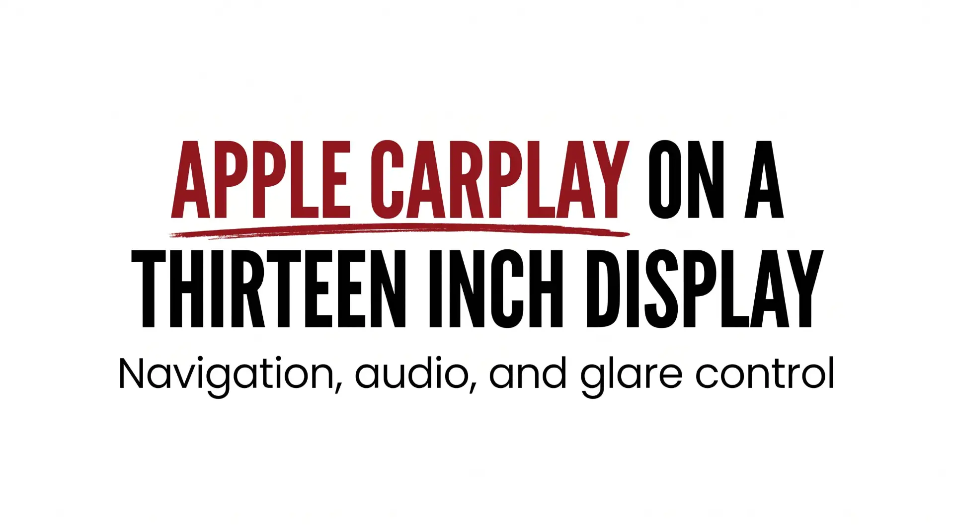 apple carplay